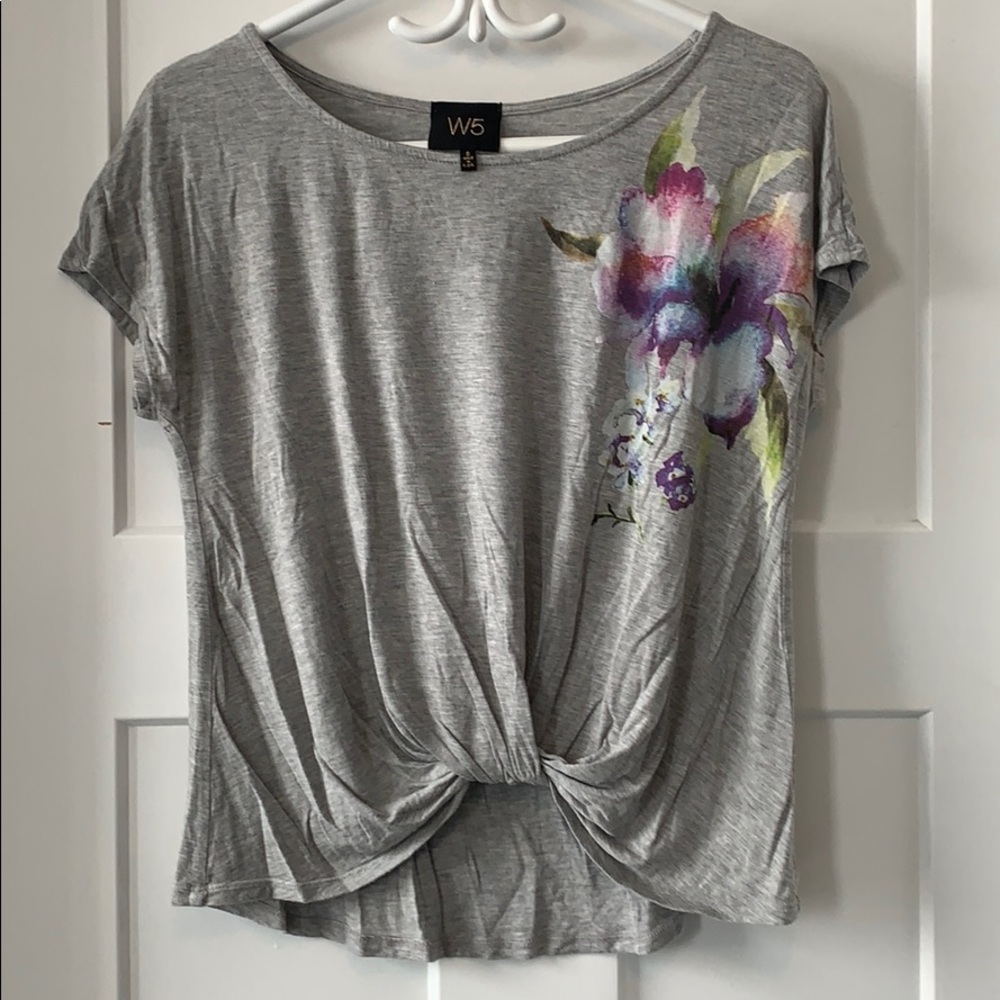 3 for $25! Cute twist knot Flower tee